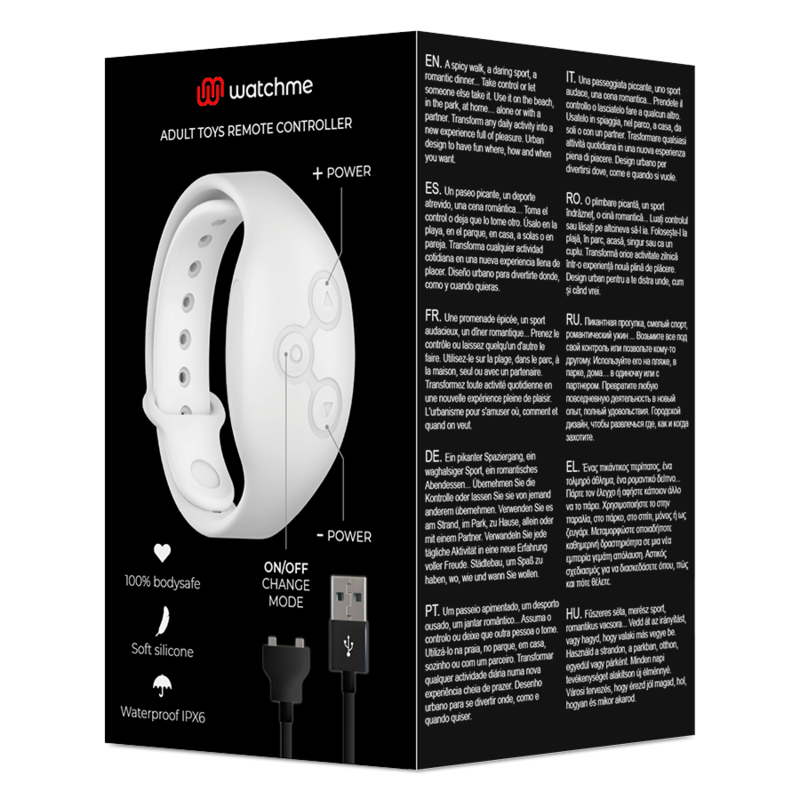 Montre Intelligente Sexuelle Watchme Silicone Submersible