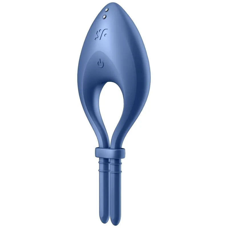 Anneau vibrant Satisfyer Bullseye silicone médical réglable stimulatio