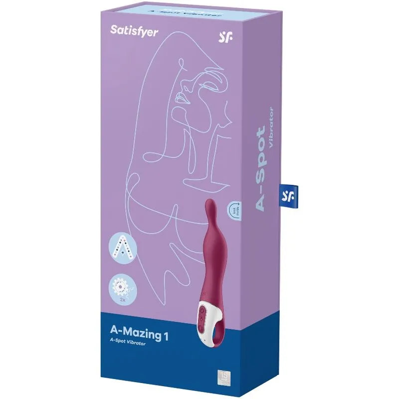 Vibrateur silencieux pour stimulation profonde du point A, silicone médical, rechargeable, design érgonomique, sextoy discret pour femmes et couples