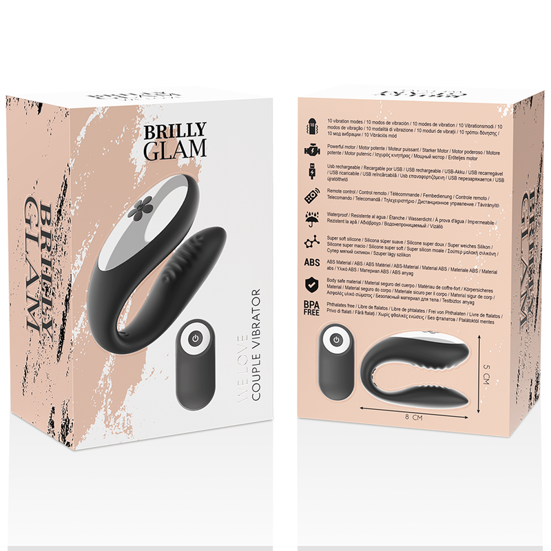 Vibromasseur Couple Silicone Télécommande Rechargeable