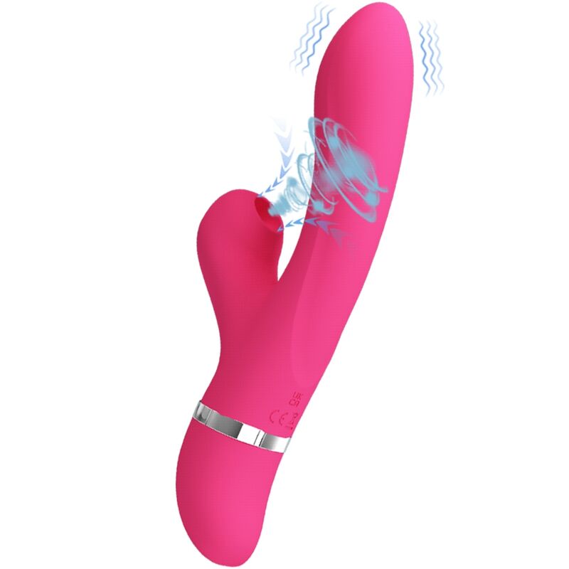 Vibromasseur Lapin À Aspiration Clitoridienne Magenta