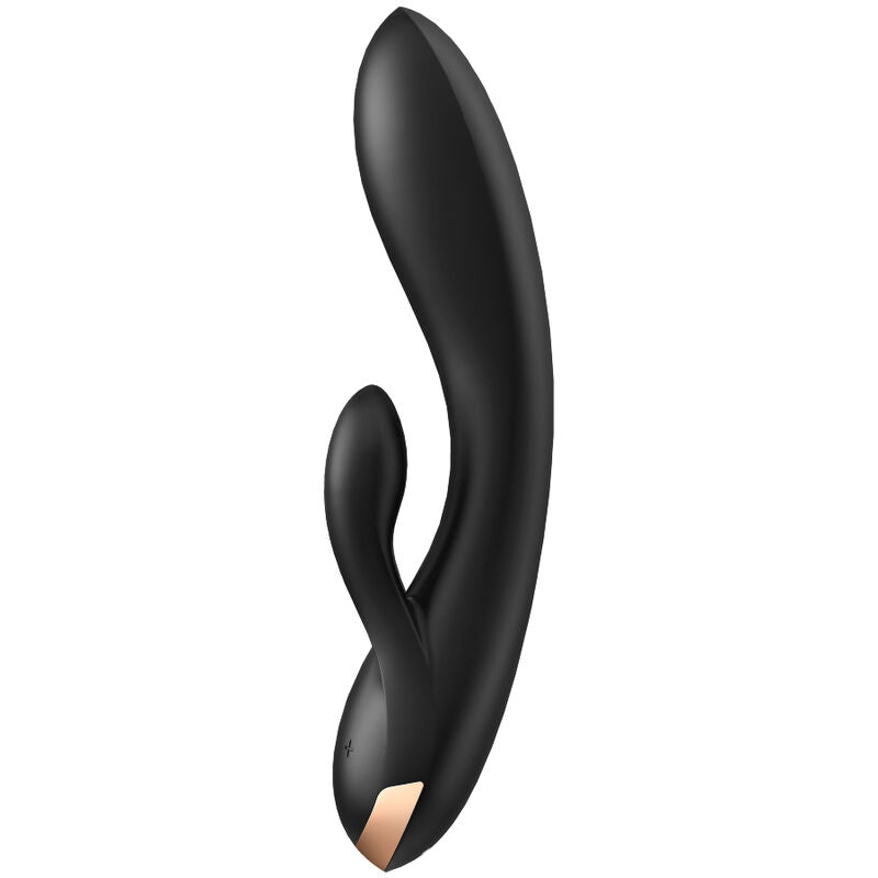 Satisfyer - Application Vibrateur Double Flex Noir
