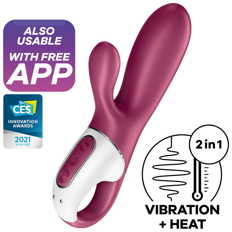 Vibromasseur Chauffant Silicone Stimulation Point G Clitoris