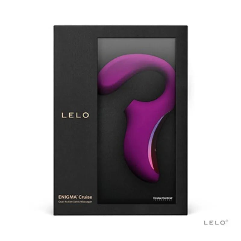 Masseur sonique double stimulation Lelo Enigma Cruise Deep Rose-orgasme combiné clitoridien point G-cruise control technologie-silicone medical grade-femme couple
