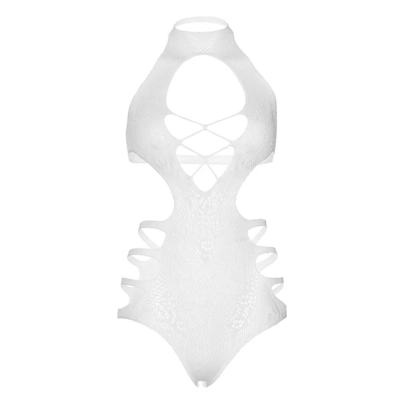 LEG AVENUE - BODY  BRETELLES DÉCOUPÉE - BLANC