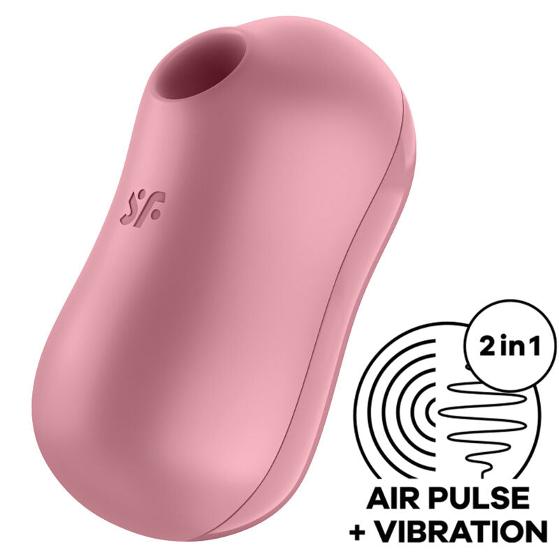 Vibromasseur Étanche Silicone Double Impulsion Air