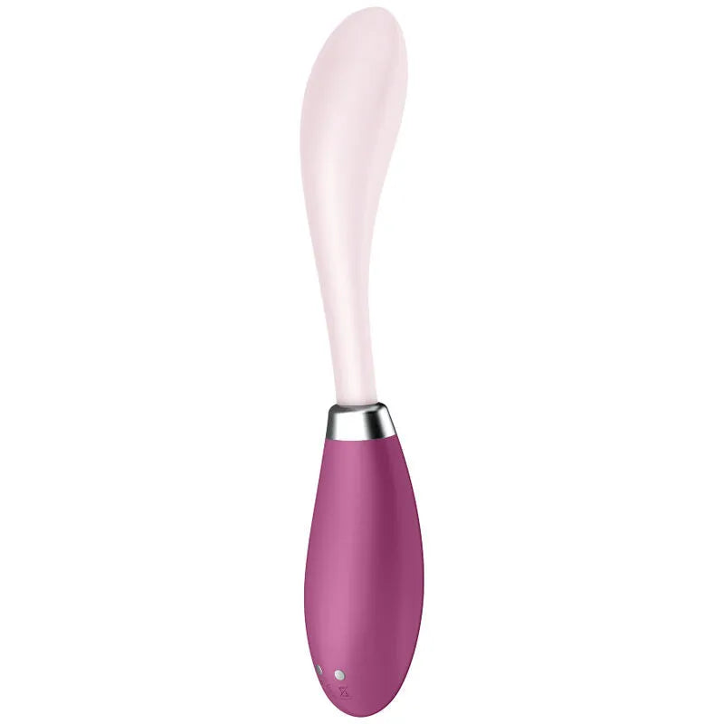 Vibromasseur Satisfyer G-Spot Flex 3 rouge stimulation G-spot multi-vitesse silicone médical flexible célibataires couples