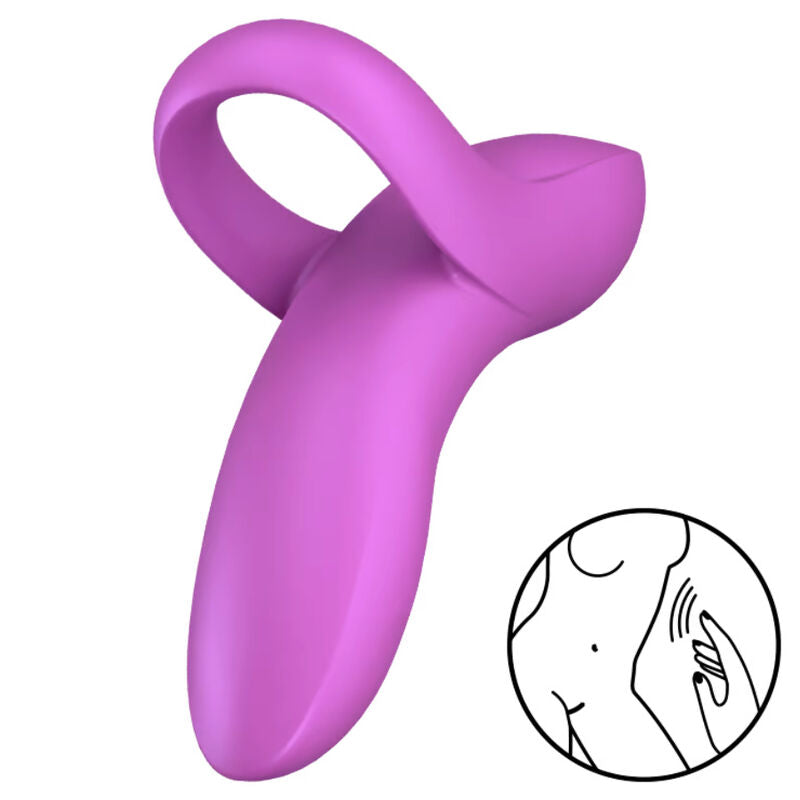 Vibromasseur Doigt Puissant Silicone Étanche