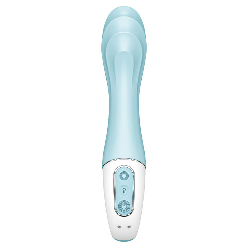 Satisfyer - Air Pump Vibrator 5+ App Gonflable G-Spot Vibrator Bleu