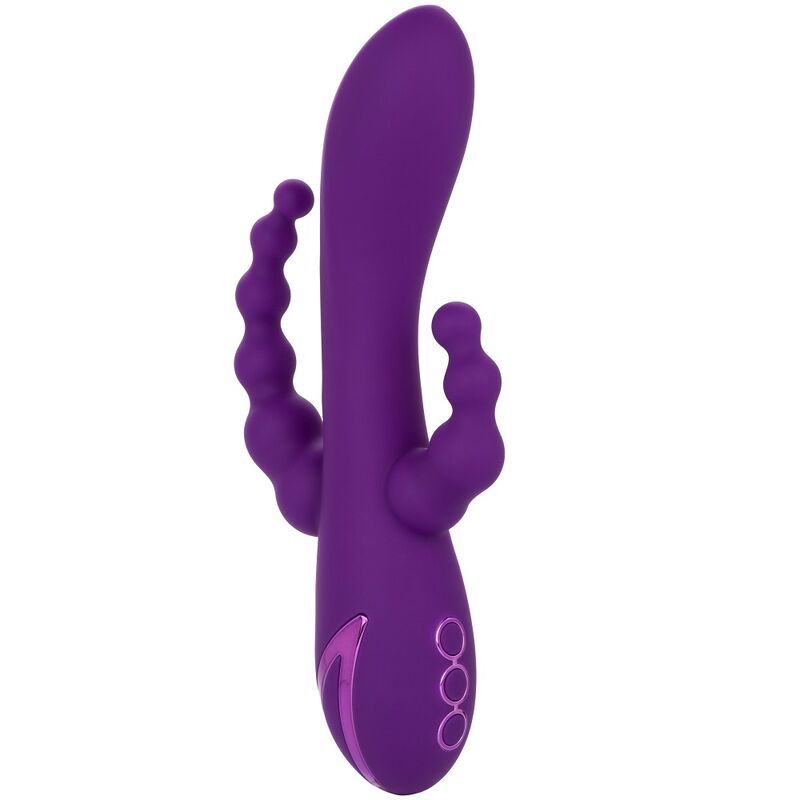 Vibromasseur Triple Action Silicone Rechargeable Waterproof