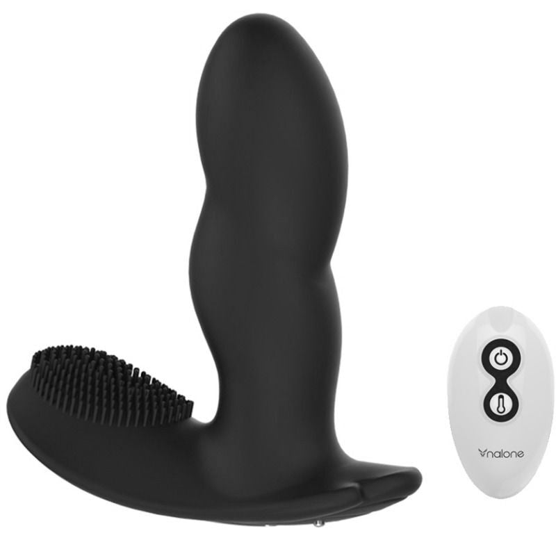 Masseur Télécommandé Intime Silicone Noir