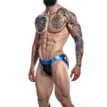 CUT4MEN - JOCKSTRAP DESIRE CUIRETTE BLEU
