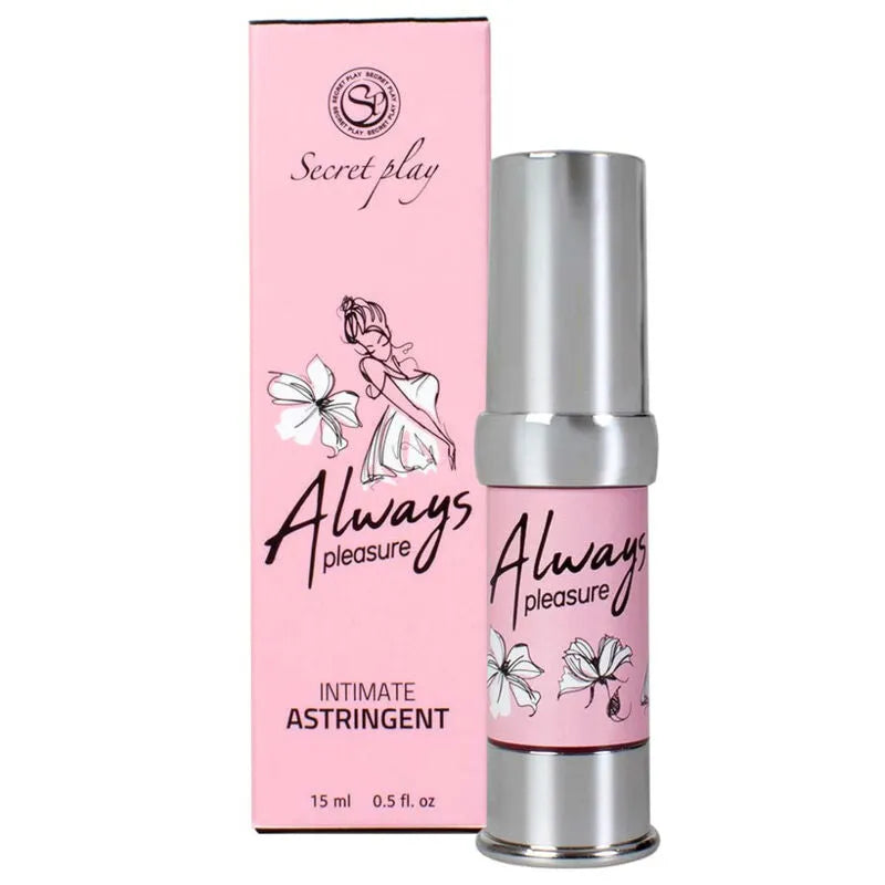 Astringent intime féminin Always Virgin par Secretplay resserrement vaginal plaisir renforcé ingrédients naturels application facile discrétion totale