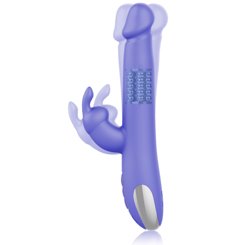 Vibromasseur Rotatif Silicone Hypoallergénique Rechargeable