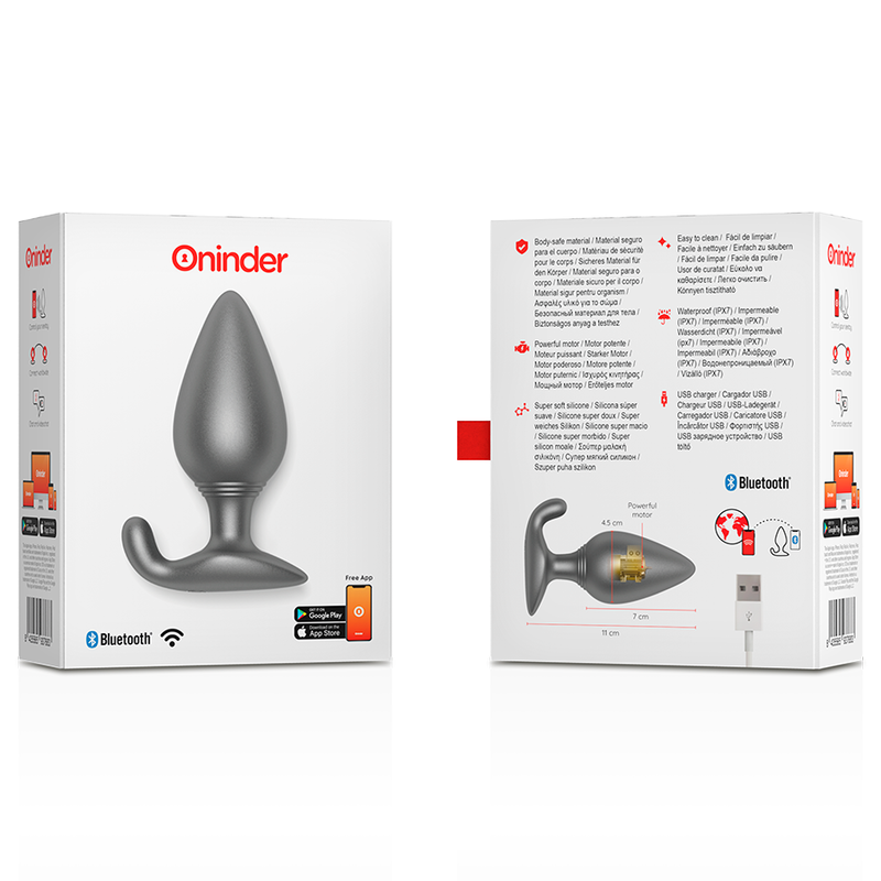 Plug Anal En Silicone Contrôlé Par Application