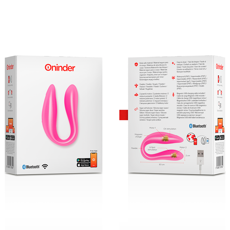 Vibromasseur Couple Connecté Application Waterproof