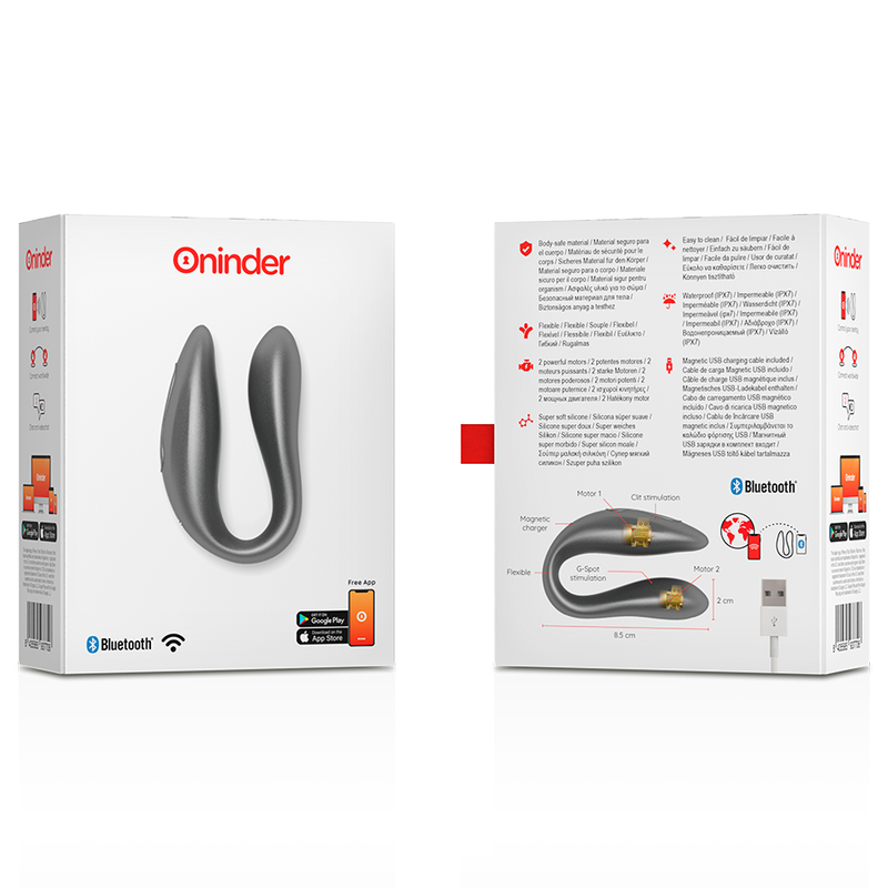 Vibrateur Connecté Pour Couple Oninder Double Pleasure