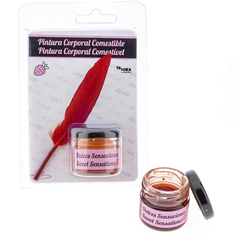 Peinture Comestible Érotique Fraise Naturelle