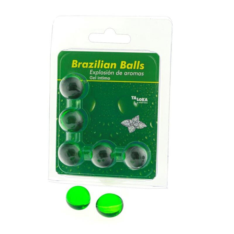 Gel Intime Lubrifiant Boules Brésiliennes Menthe