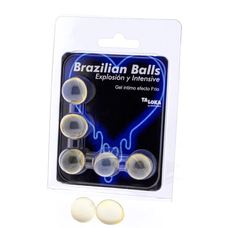 Boules Brésiliennes Lubrifiant Effet Froid Massage