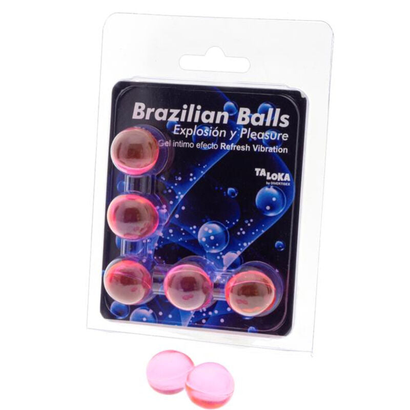 Boules Brésiliennes Gel Lubrifiant Effet Vibrant