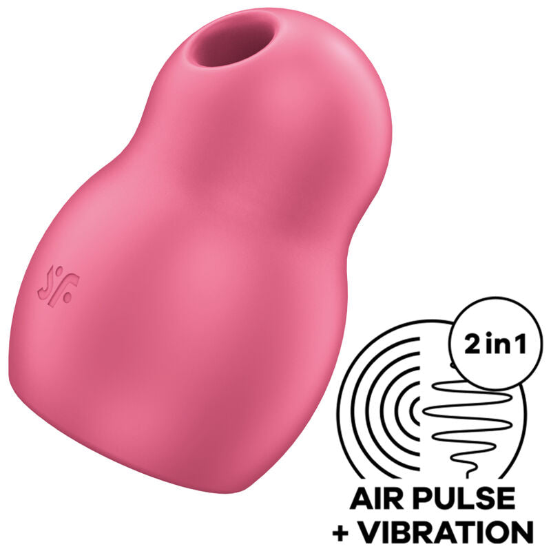 Vibromasseur Compact Double Pulsation Silicone Étanche