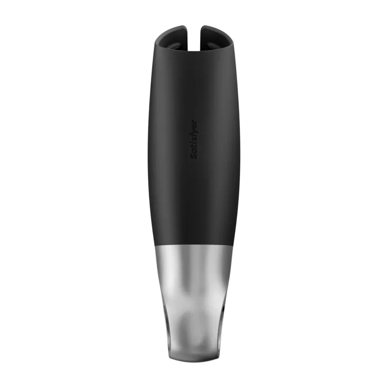 Masturbateur puissant Satisfyer noir stimulation pénis application compatible silicone étanche garantie 15 ans