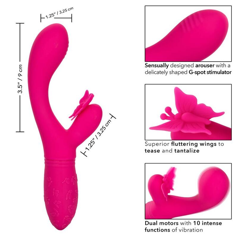 Vibromasseur Papillon Silicone Rechargeable Pour Débutants