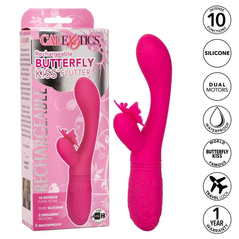 Vibromasseur Papillon Silicone Rechargeable Pour Débutants