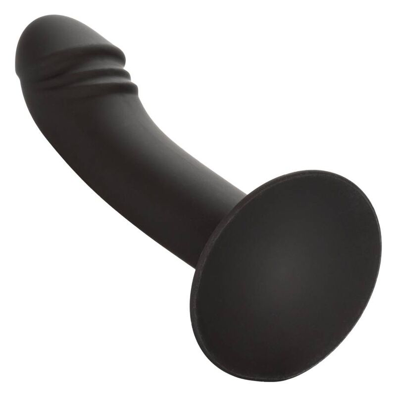 Plug Anal En Silicone Incurvé Avec Ventouse