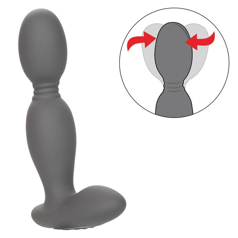 Sonde Anale En Silicone Avec Rotation Et Vibration