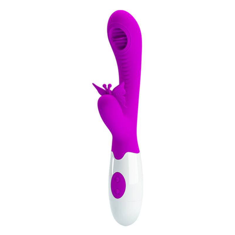 Vibromasseur Silicone Léchage Clitoridien Papillon