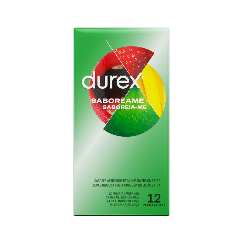 Préservatifs Aromatisés Fruités Durex 12 Pièces