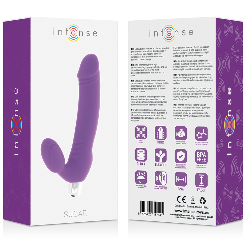 Gode Silicone Médical 7 Vibrations Ergonomique