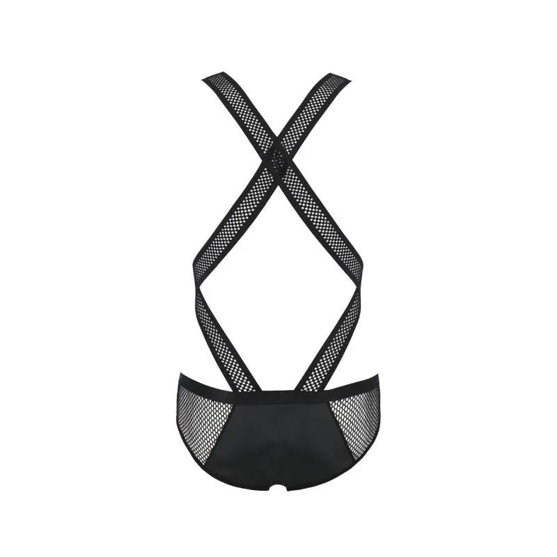 PASSION 045 BODY VICTOR NOIR LINGERIE POLYURÉTHANE POLYESTER CERTIFIÉ OEKOTEX FABRIQUÉ UE