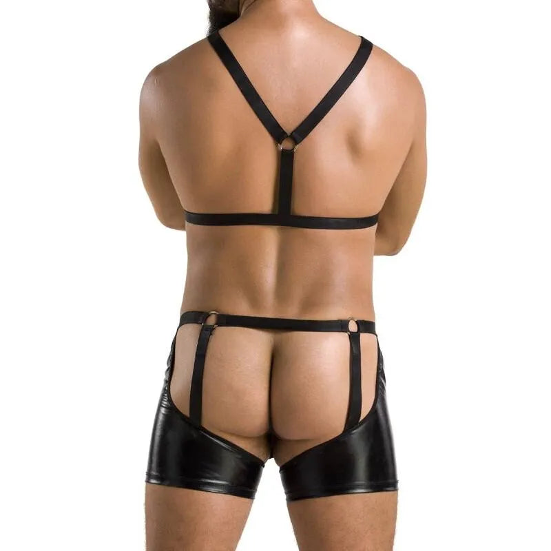 PASSION 047 Ensemble lingerie noire haute qualité Oeko-Tex fabriqué UE