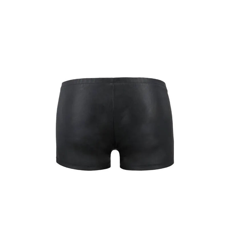 PASSION 049 short noir mat lingerie certifiée Oeko-Tex fabriquée Pologne