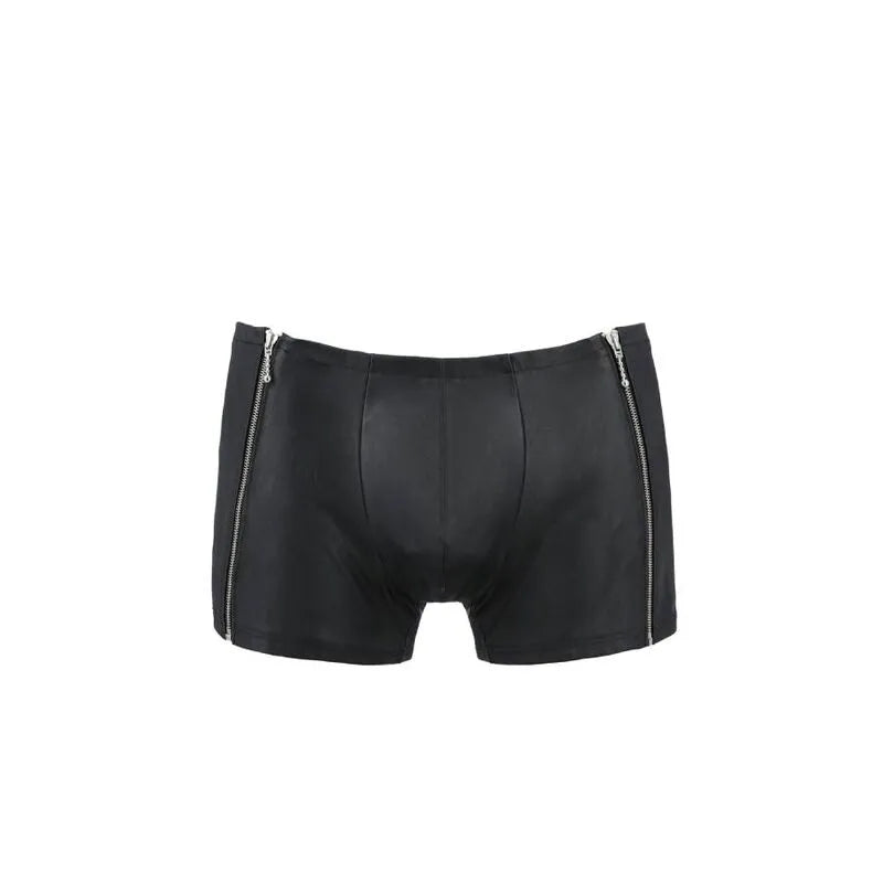 PASSION 049 short noir mat lingerie certifiée Oeko-Tex fabriquée Pologne