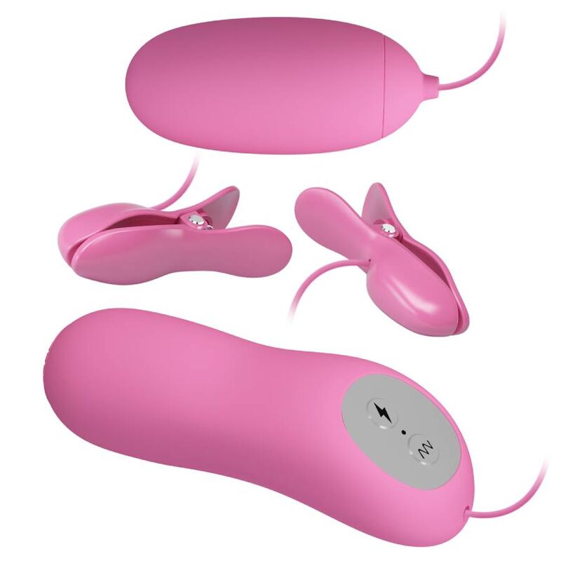 Pinces À Tétons Vibrantes Rose Silicone