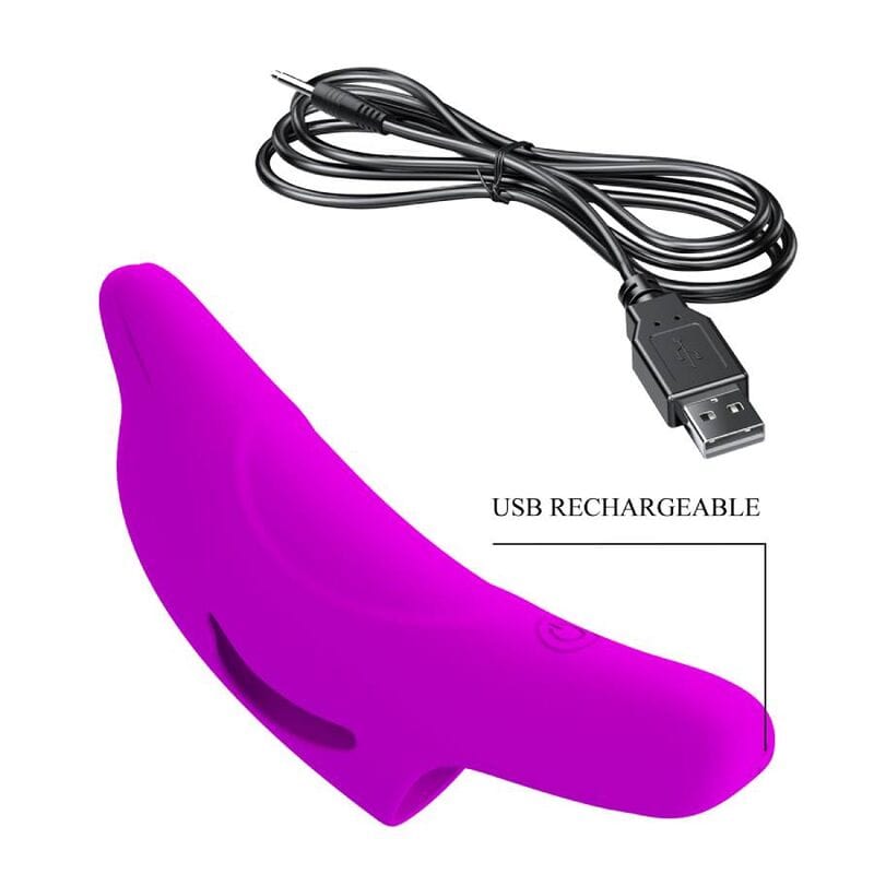 Vibromasseur En Silicone Violet À 10 Fonctions