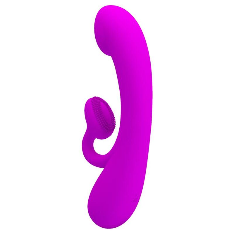 Vibromasseur Lapin Silicone Violet Waterproof