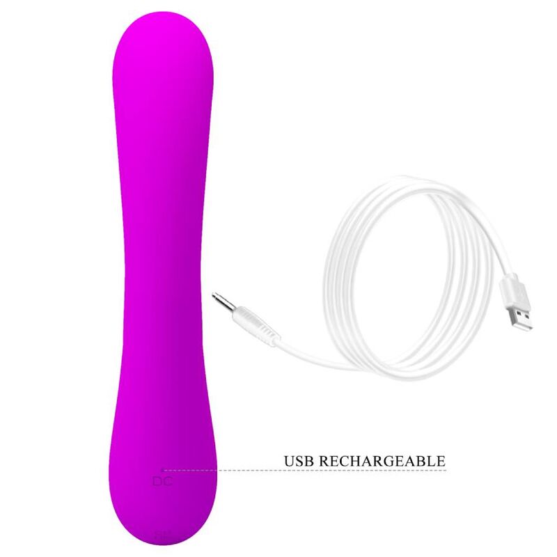 Vibromasseur Lapin Silicone Violet Waterproof