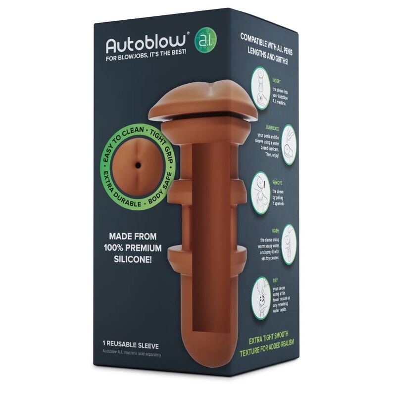 Manchon Anal Silicone Réaliste Autoblow Ai