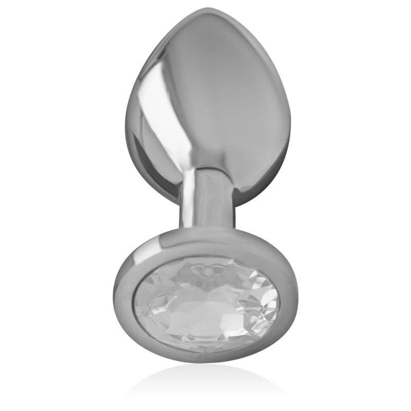 Intense Anal Toys Intense - Plug Anal En Métal Aluminium Avec Cristal Dargent Taille