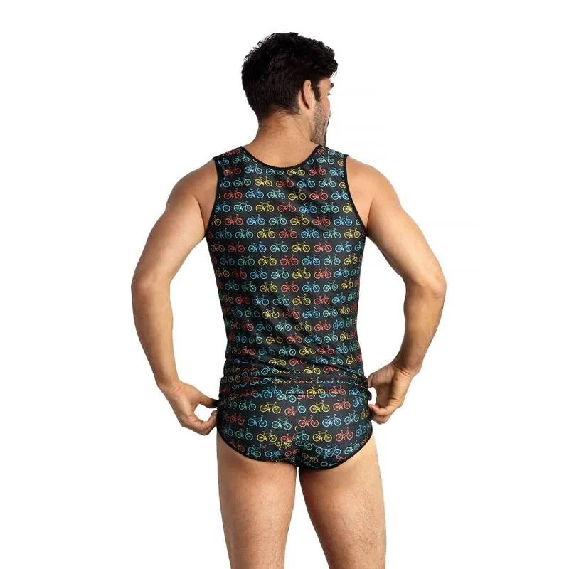 Top Benito pour homme, sans manches, ajusté, 94% polyamide, 6% élasthanne, style classique, taille disponible S à 3XL.