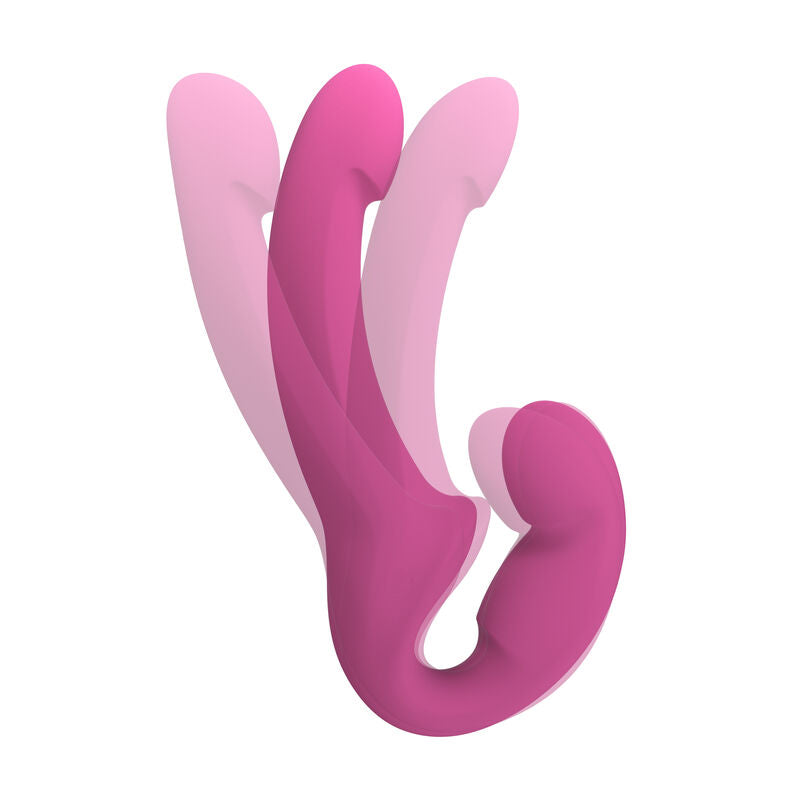 Double Gode Léger Sans Harnais Silicone