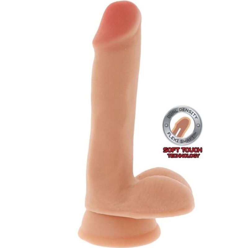 Gode Réaliste Double Densité 17 Cm Ventouse