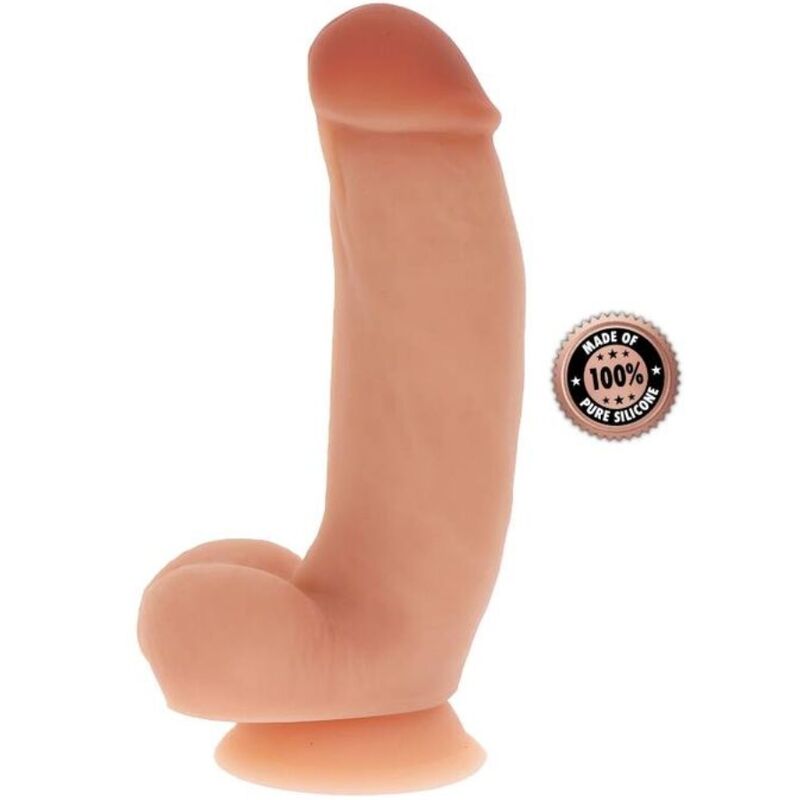 Gode Réaliste Silicone 18 Cm Avec Ventouse