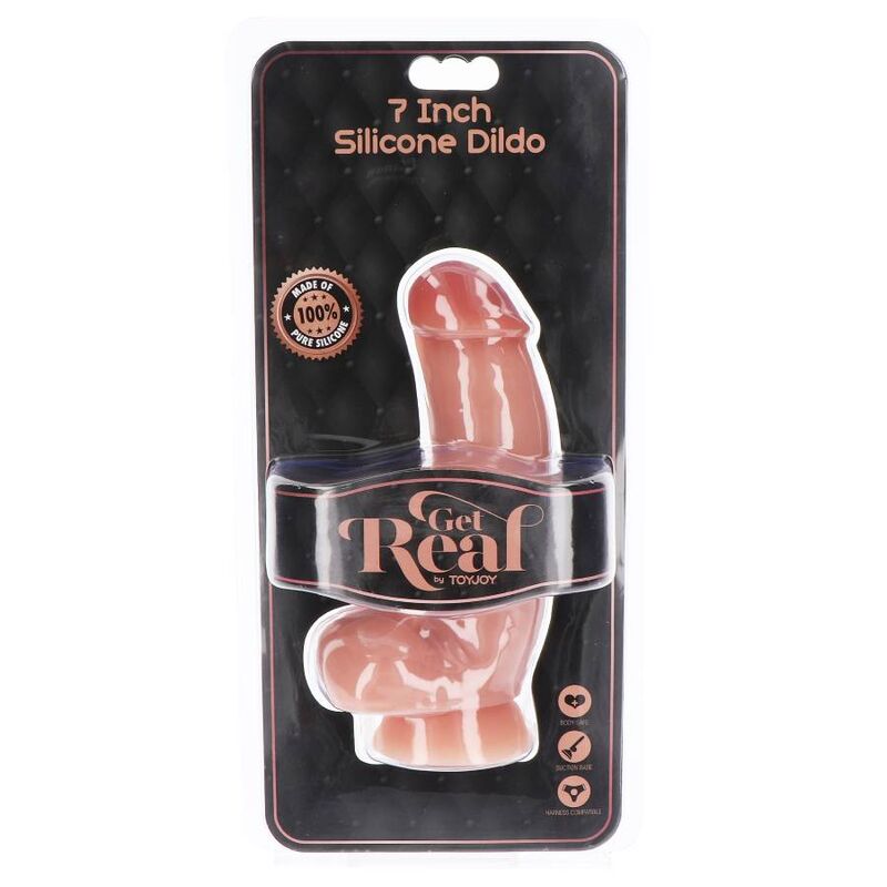 Gode Réaliste Silicone 18 Cm Avec Ventouse