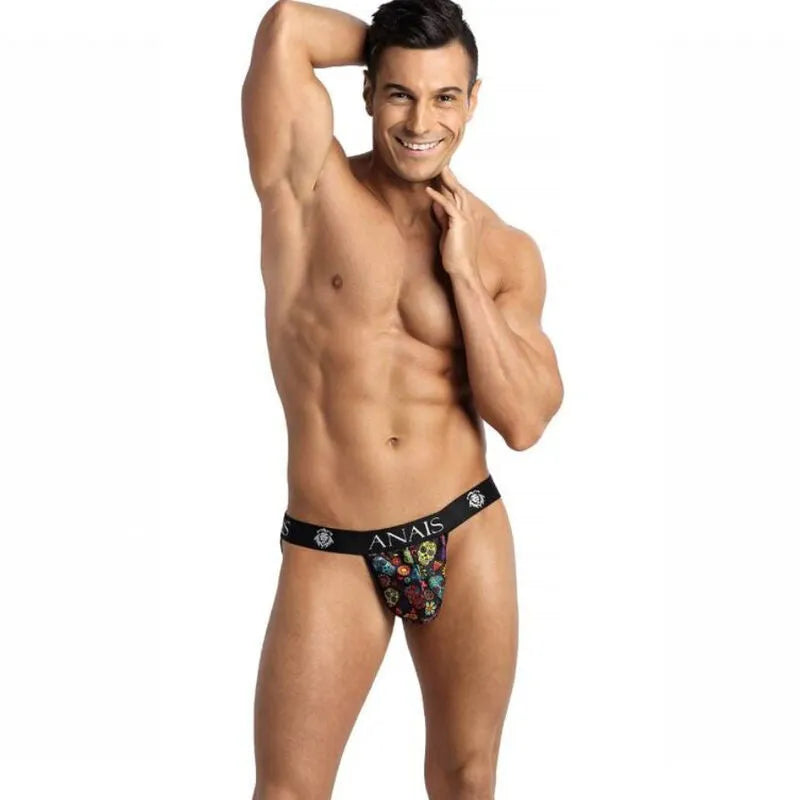 Jockstrap homme sexy Anais Men Mexico, polyamide élasthanne, bande élastique large, confort optimal, tailles S à 3XL.